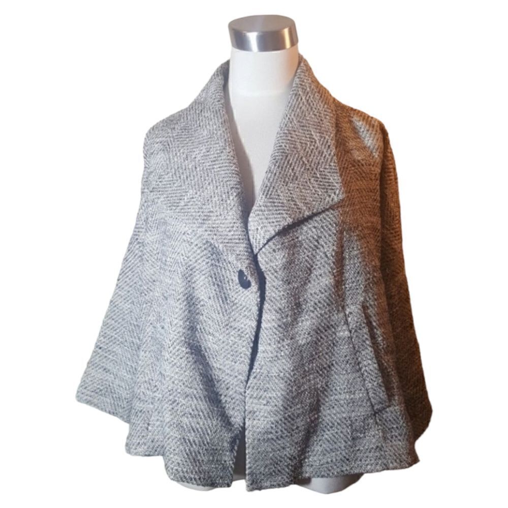EILEEN FISHER Crop Jacket - Size Petite Medium‎